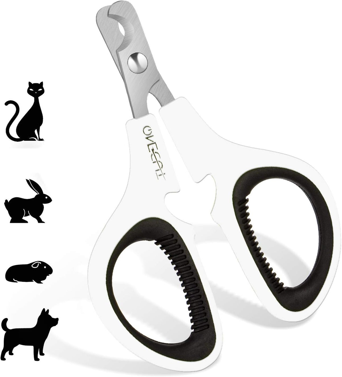 Pet Nail Clippers, Cat & Kitten Claw Nail Clipper Safe Sharp Trimmer – Essentials for Cats - Black - image 2