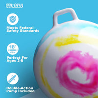 WALIKI Hopper Ball for Adults, Jumping & Hopping Ball for Mom - Multicolored / Small: Ages 3-6 (18”/45CM) - image 2