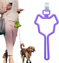 Dalzom 2Pcs Dog Poop Bag Holder - Purple