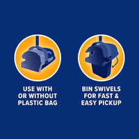 Arm & Hammer Swivel Bin & Rake Dog Pooper Scooper - One Size / Swivel and Rake Scooper - image 4