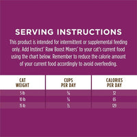 Instinct Raw Boost Mixers, Freeze Dried Cat Food Toppers with Functional Ingredients, Grain Free, Real Beef - Multivitamin for Adults, 5.5 oz Bag