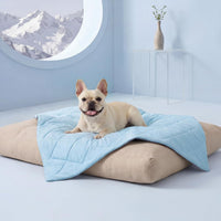 Luciphia Q-MAX>0.4 Cooling Dog Blanket Breathable Cold Pet Puppy Blue - Blue / 29x40 inches