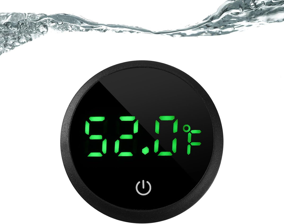 Aquarium Thermometer Digital Fish Tank Thermometer with Spare Battery – Essentials for Fish - 1
