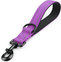 Joytale Short Dog Leash for Close Control & Training, 18" - 1 ft / Purple