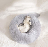 Cat Bed for Indoor Cats, Mini Plush Self Warming Kitten Bed - Small 20'' / Light Grey - image 4