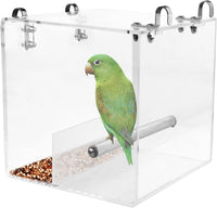 No Mess Bird Feeder for Cage - Small-5.1 Inch x 5.1 Inch