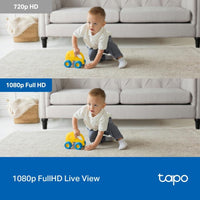Tapo 1080p Pan/Tilt Security Camera for Baby Monitor, Pet Camera - Black / Indoor/Outdoor - image 4