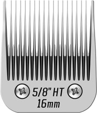 10# Grooming Ceramic Pet Clipper Blades Compatible with Andis & Oster - Silver / 5/8HT 16mm