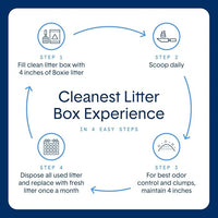 Boxie® Probiotic Cat Litter, Lightweight 40-Day Odor Control, Clumping, 11.5lb