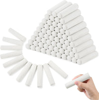 Fulmoon 40 pieces jumbo round white sidewalk chalk for kids