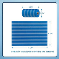 Best Pet Supplies Dog Poop Bags (240 Bags) for Waste Refuse Cleanup, Doggy Roll Replacements for Outdoor Puppy Walking and Travel, Leak Proof and Tear Resistant, Thick Plastic - Blue Strips