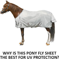 Schneiders Soft Interlock Mesh II Horse Fly Sheets | Superior UV & Insect Protection | Versatile Euro Fit Option | Reflective Safety Design