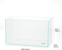 Aquarium 75H 37 Gallon Ultra Clear Glass Rimless Fish Tank – Essentials for Fish - Standard / 16Gal W23.6×D11.8×H14.2 in(60x30x36cm) - image 3