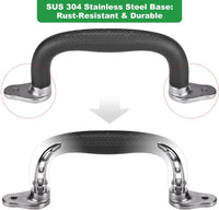 SELEWARE black playground safety handles with steel brackets, 2 pack - view 9