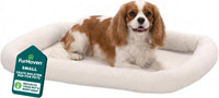 FurHaven Dog Bed for Extra Small Dogs & Cats - Small / Cream