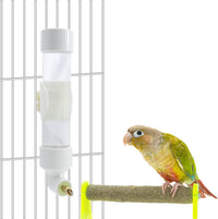 Bird Water Dispenser Parrot Waterer Automatic Bird Water Feeder - Small / White