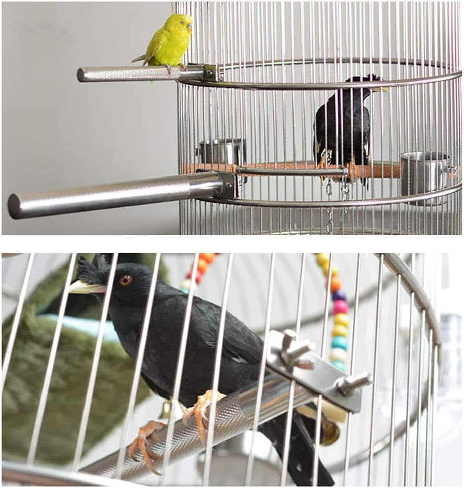 Litewoo Stainless Steel Parrot Perch Grinding Stand for Large Bird - XL: 12.22x 1.22inch - image 3