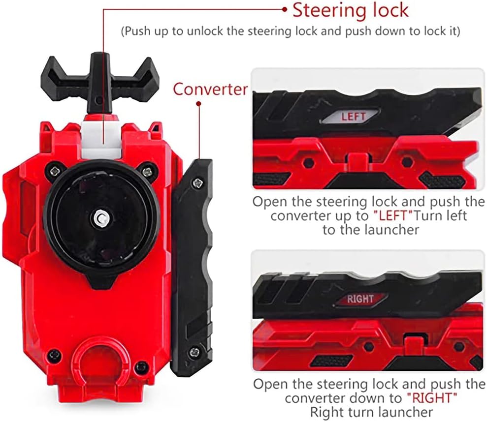 Mlywd Burst SuperKing B-167 battling top with two-way launcher and grip - view 7