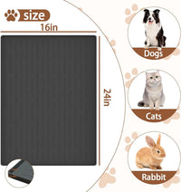 51.2"x25.6" Largest Dog Food Mat - Dark Green / 24"L x 16"W - image 2
