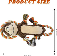 Squeaky Monkey Dog Toy for Large Dogs – Essentials for Dogs - Monkey Shape - image 4