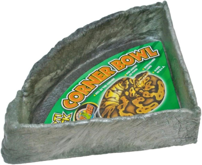 Zoo Med Reptile Rock Corner Water Dish, Assorted color - X-Large