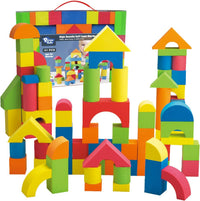 Pairez Toys Foam Building Blocks for Toddlers 2-4 - Multicolor - 41 Pieces