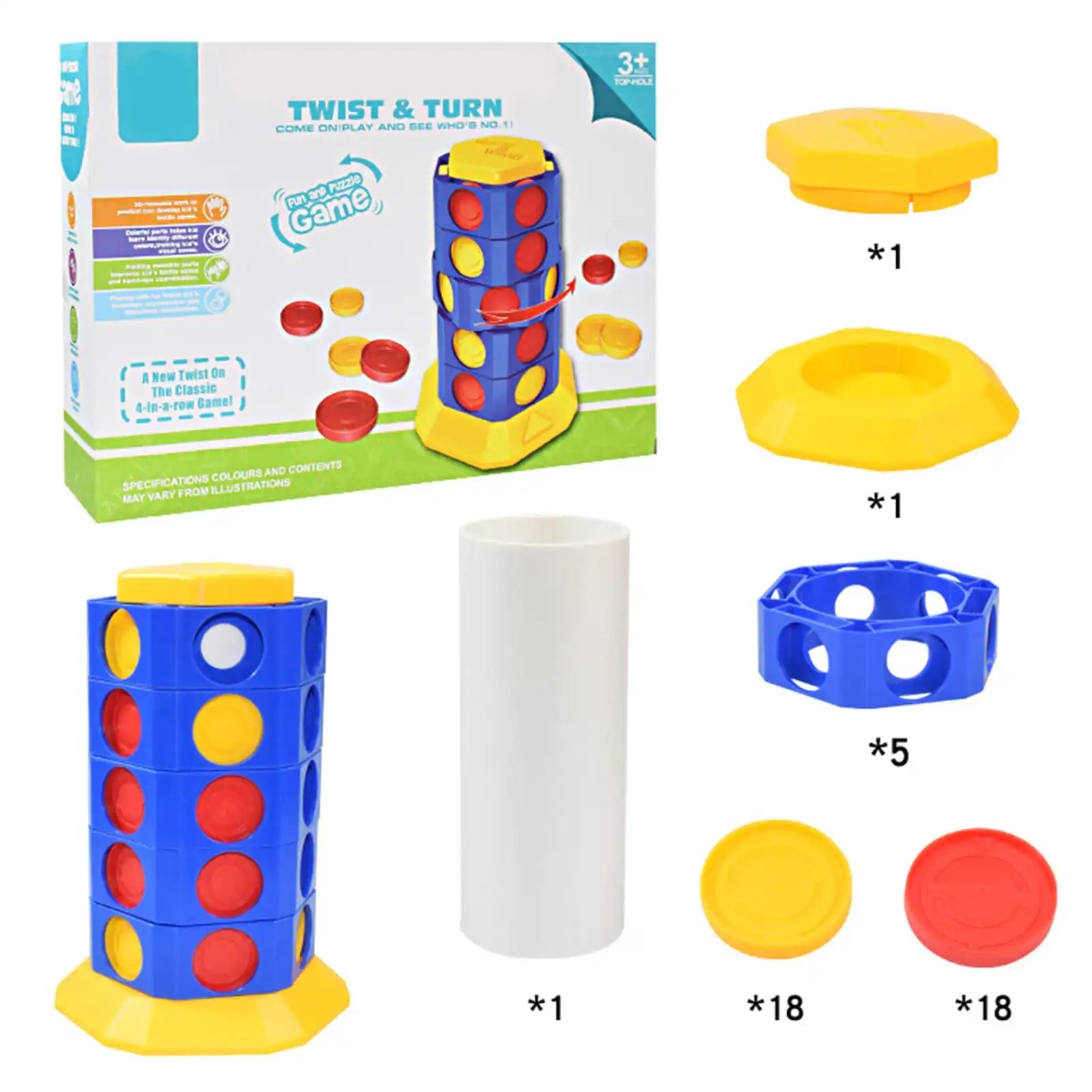 MEACAOFG Children's Educational Rotating Chess