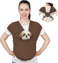 Supet Dog Sling Carrier for Small Pet - Brown / Regular