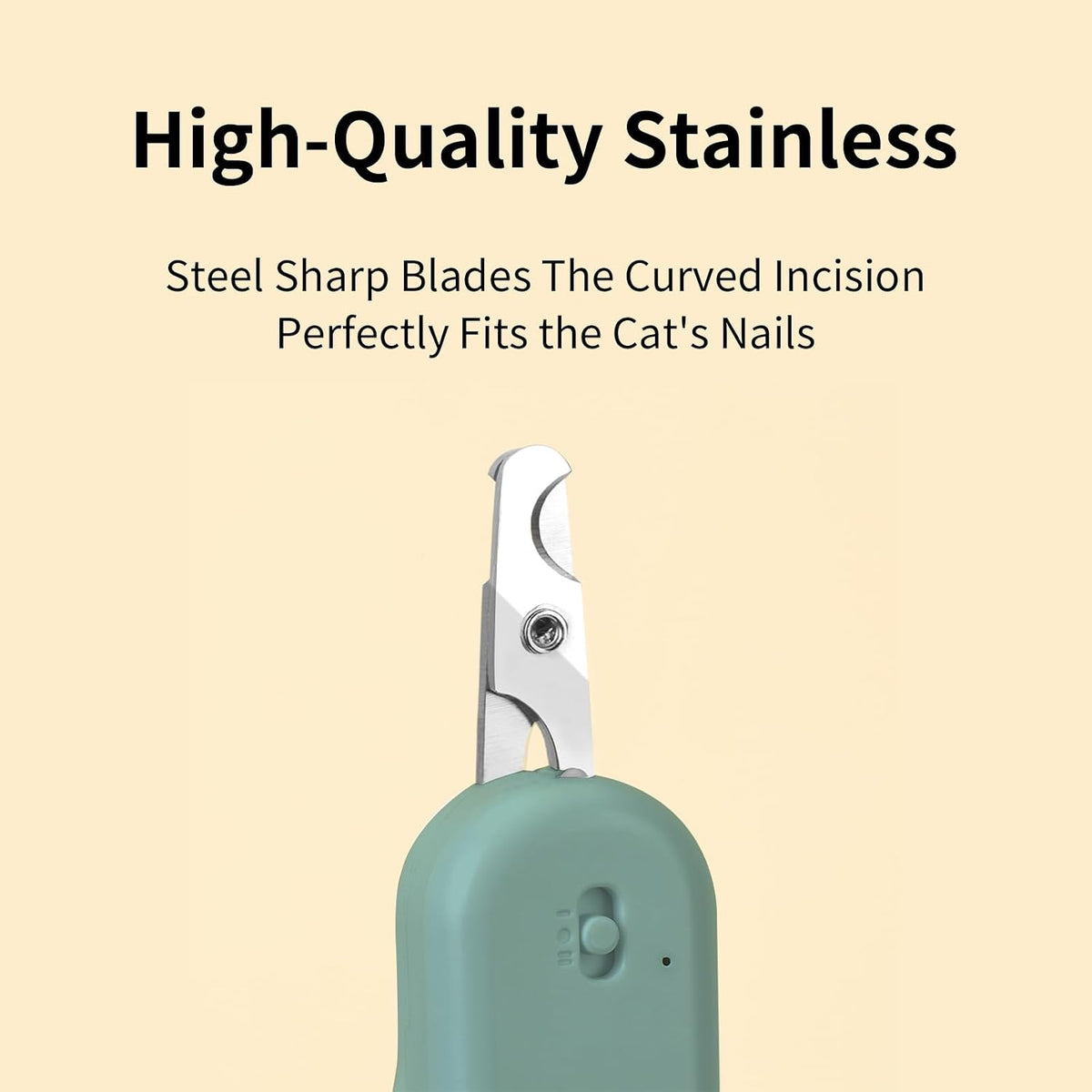 Cat Nail Clipper with LED Light - Suitable for Cats＆Dogs / Blue - image 4