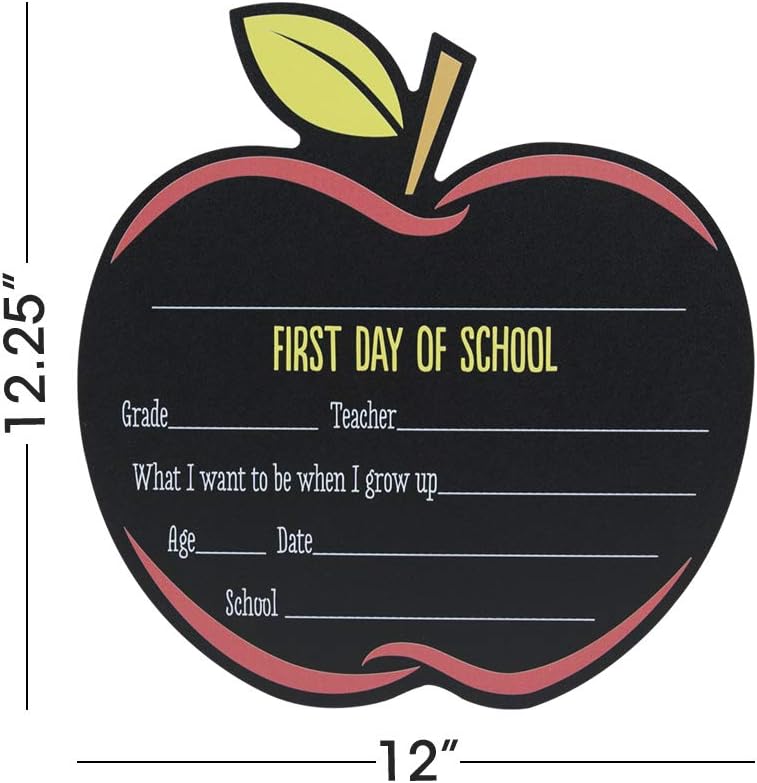 Canopy Street first and last day of school dry erase sign set in notebook design, 10 x 12 inches - view 15