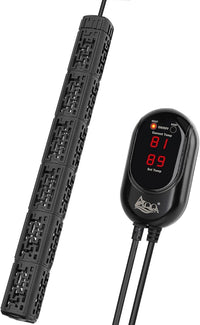 AQQA Fish Tank Heater,Aquarium Heater 50W 150W 250W 400W 500W 800W for 3-220 Gal,Set Temperature 59℉-93℉ Temperature Accuracy,Out of Water or High Temperature Automatic Power Off (800W to 120-220 gal)