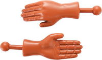 DR DINGUS Tiny Hands Original Little Small Mini Hand Stick Puppet – Fun for Kids & Family - 1 Pair (Dark) - image 2
