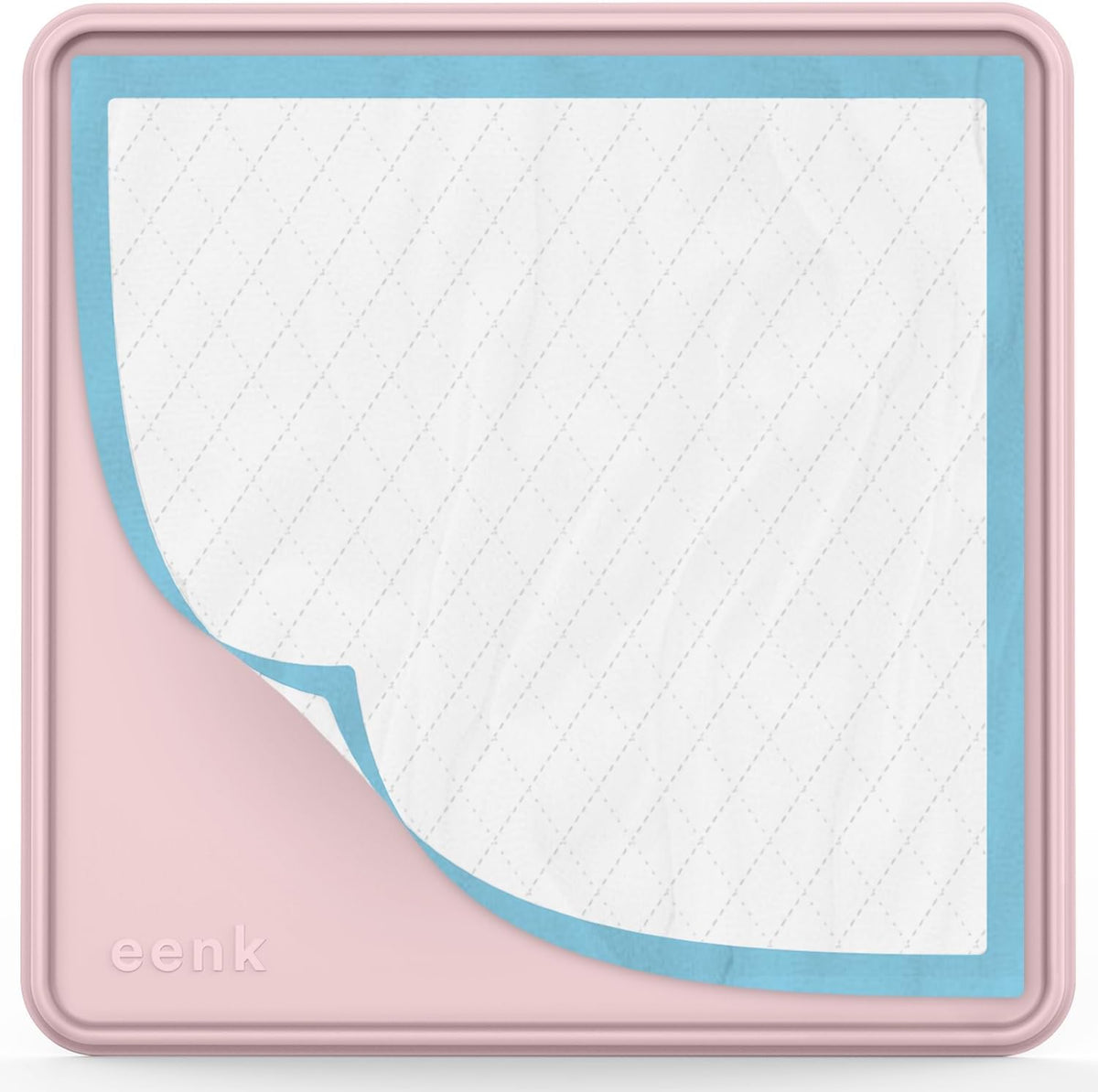 Pee Pad Tray Holder for Dogs - Small / Pink