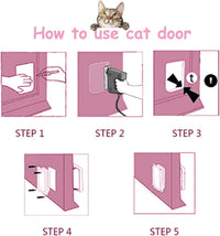 goTeamghjkl Cat Door Flap - White / X-Large - image 3