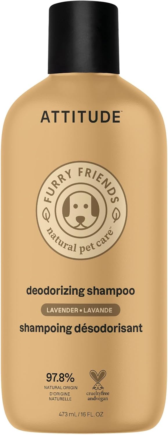 Attitude 2in1 Nourishing Shampoo and Conditioner for Cat & Dog - Lavender - Deodorizing / 16 Fl Oz