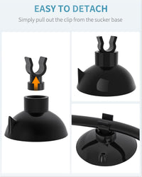 Pawfly Aquarium Suction Cup Clips for Standard 3/16" ID Airline - Black / 30 Pack - image 2