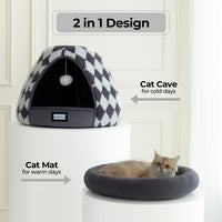 BALANCE Cat Beds for Indoor Cats - 21"L x 21"W x 16"Th / Dark Grey - image 4