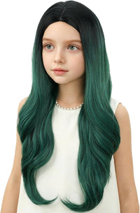 Edivd kids ginger wig with long orange wavy curls - view 17