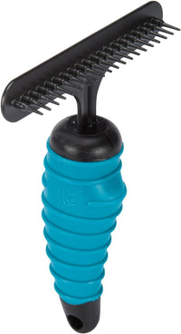 Master Grooming Tools Ergonomic Undercoat Pets Rake, Black – Essentials for Dogs - 20 Pins / Long