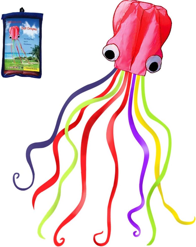 Hengda Kite Soft Octopus Kite Series - 1 / Pink