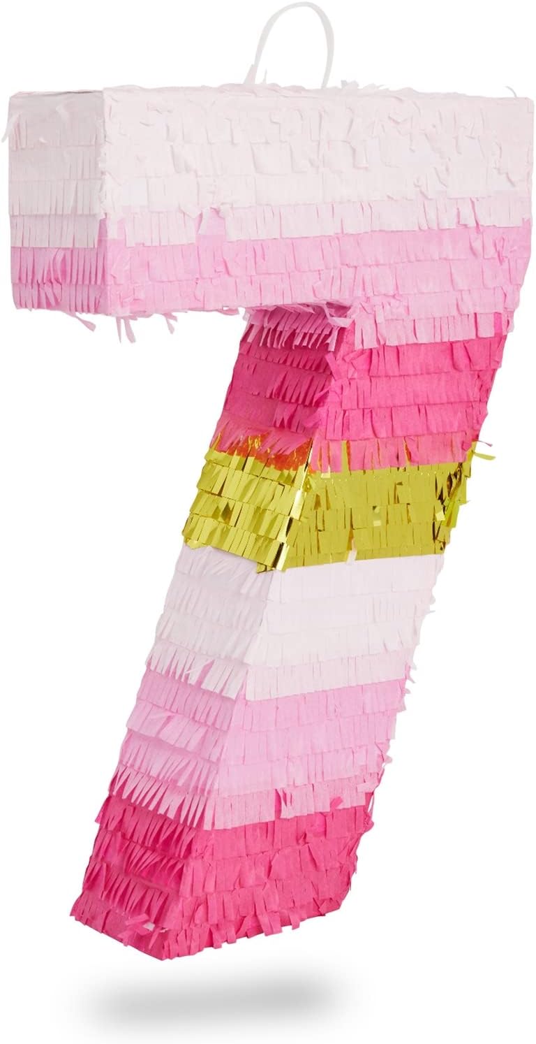 BLUE PANDA Number 4 Pinata - Number 7