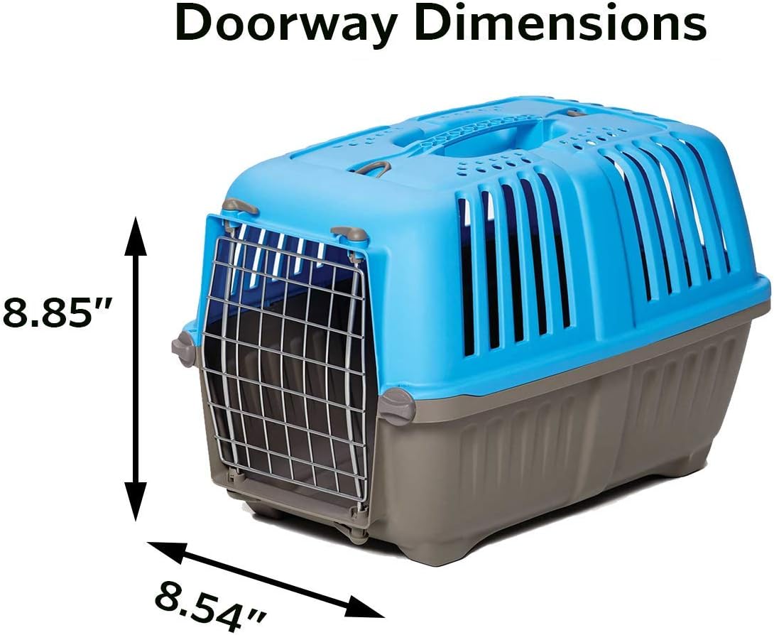 MidWest Spree Travel Carrier, Small Pet Crate - Blue / 22 Inch - image 3