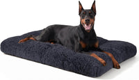 JOEJOY Large Dog Bed Crate Pad - 44.0"L x 32.0"W x 4.0"Th / Dark Grey