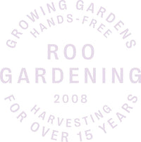Roo Gardening Apron with Pockets & Harvesting, Picking Pouch - Adjustable, Water-resistant, Washable Canvas Cotton
