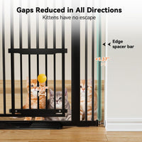 COMOMY 71" Extra Tall Pet Gate - Black / 71" Tall x 40.6" Wide - image 4