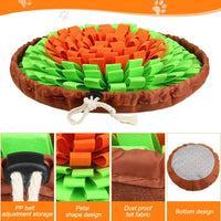 SZEE Snuffle Mat for Dogs - Orange and Green - image 3