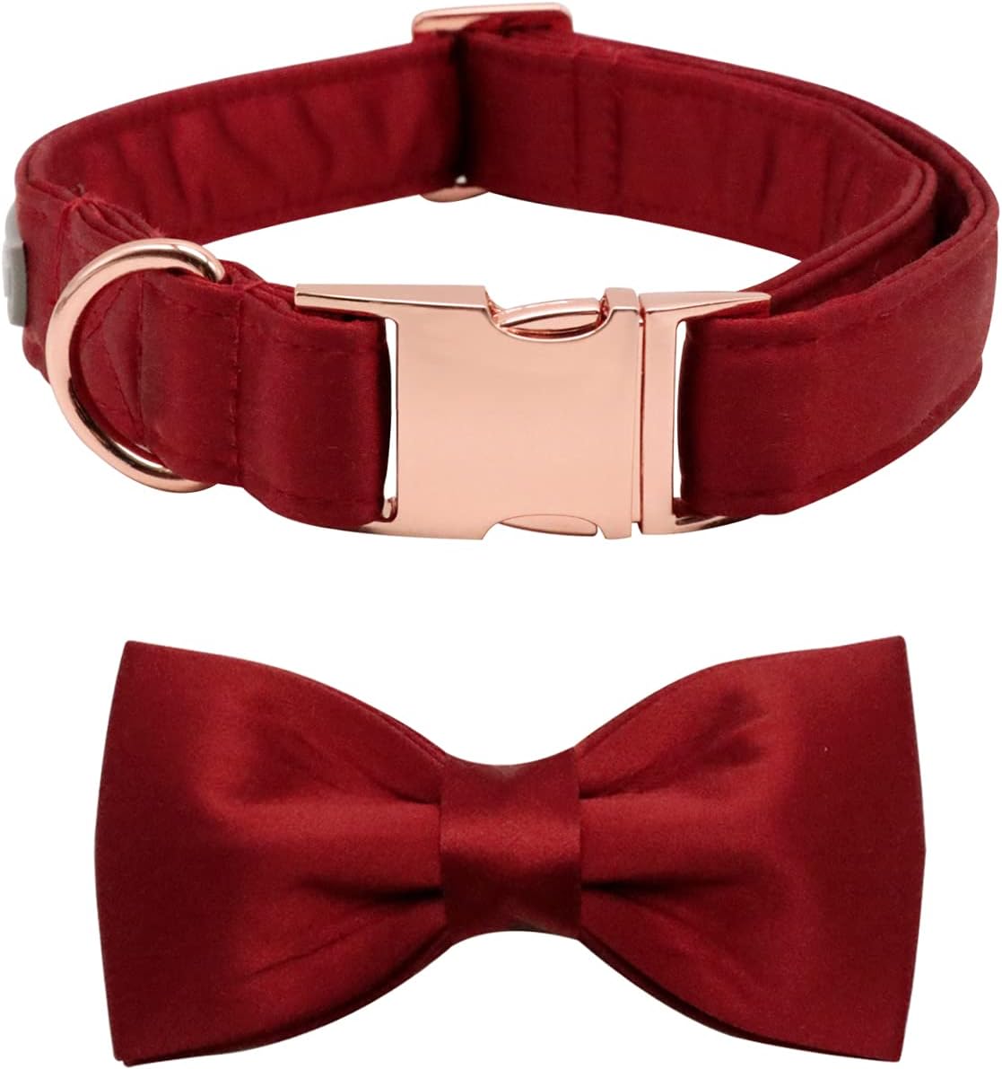 Lionet Paws Bowtie Dog Collar - Medium (Pack of 1) / Red