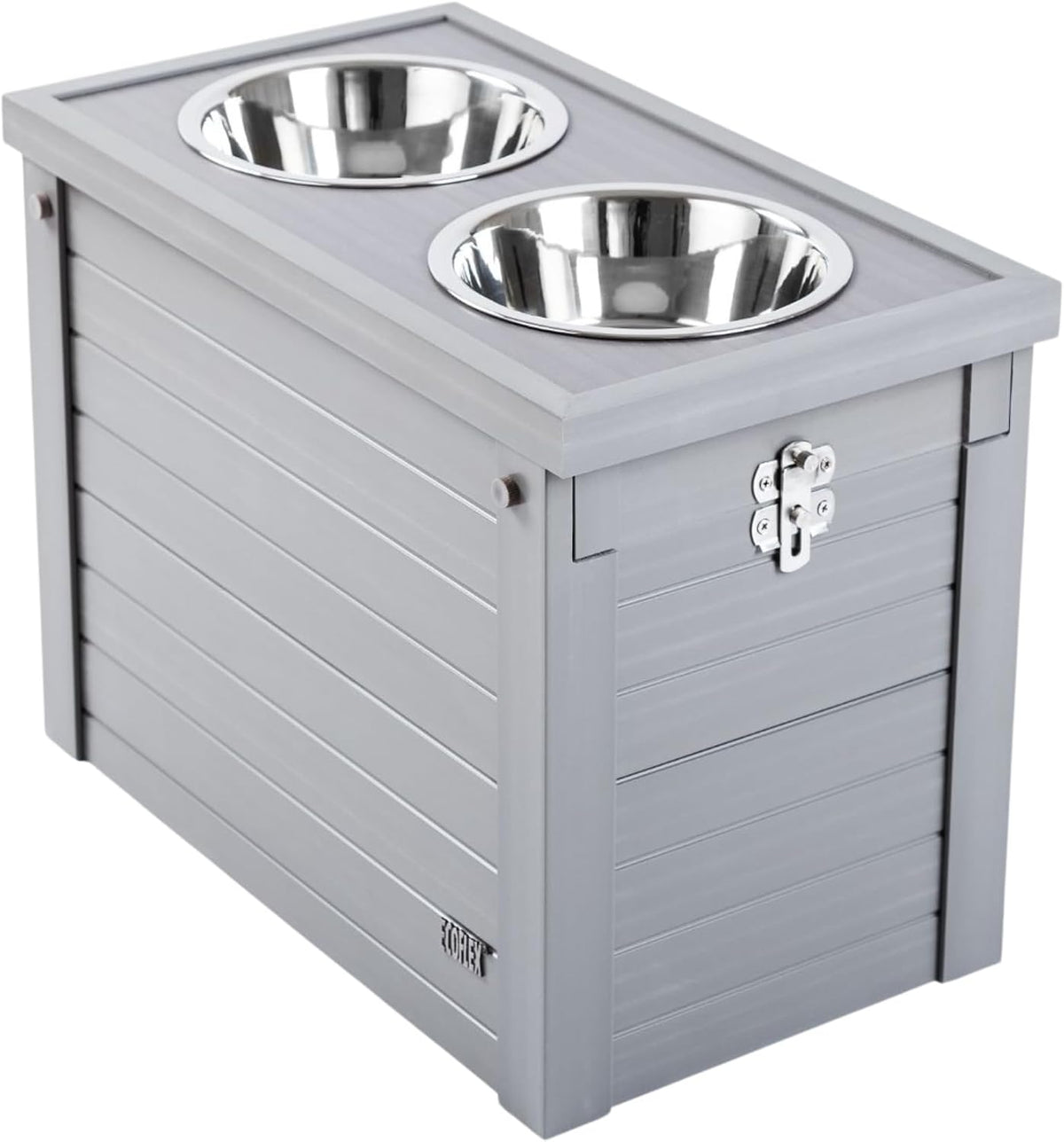 New Age Pet Piedmont Elevated Dog Feeder - Grey
