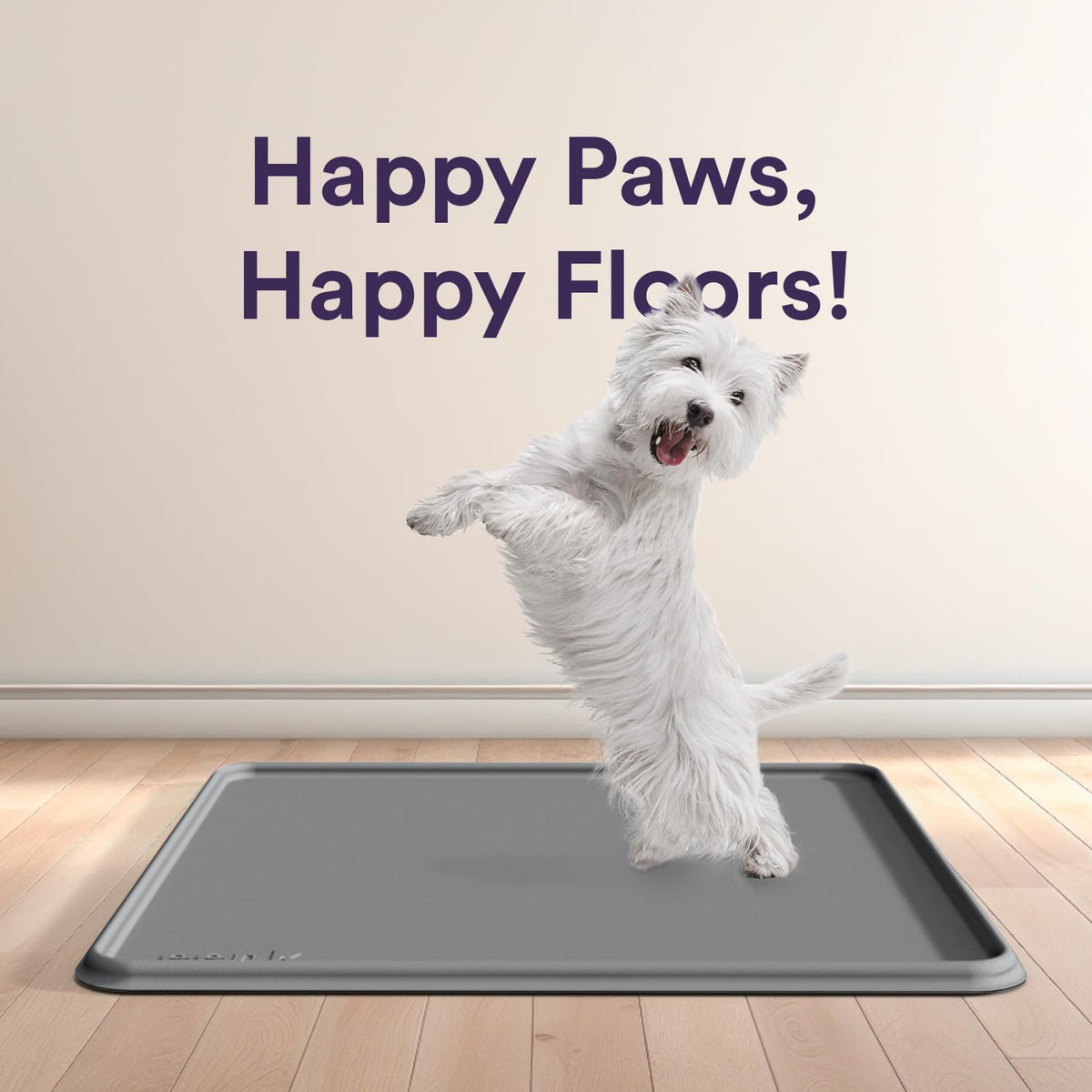 Pee Pad Tray Holder for Dogs - Large / Gray - image 4