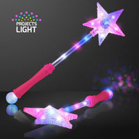 Pink Super Star Princess LED Light Up Magic Wand for Kids – Fun for Kids & Family - image 2